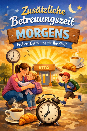 Zusätzliche Betreuungszeit morgens